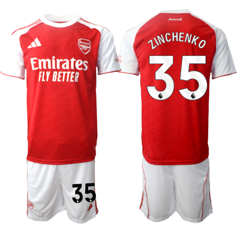 Men 2025-2026 Club Arsenal home red #35 Soccer Jersey 01